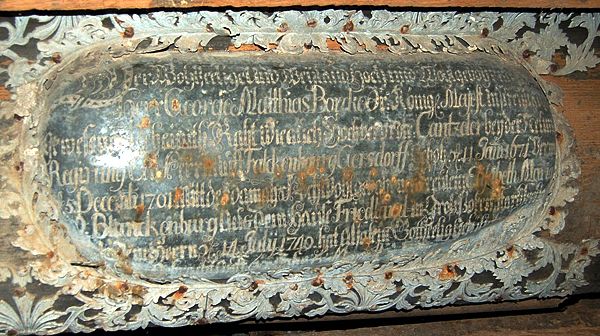 Piękna tablica nagrobna Georga Matthiasa von Borcke |0|Piękna tablica nagrobna Georga Matthiasa von Borcke