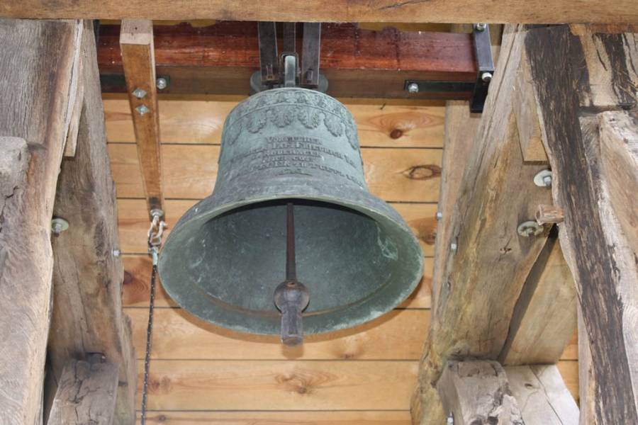 Dzwon w Zarańsku z 1843 roku. Fot. D. Puchalski