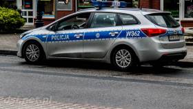 Policja w Drawsku. Fot. Adam Cygan