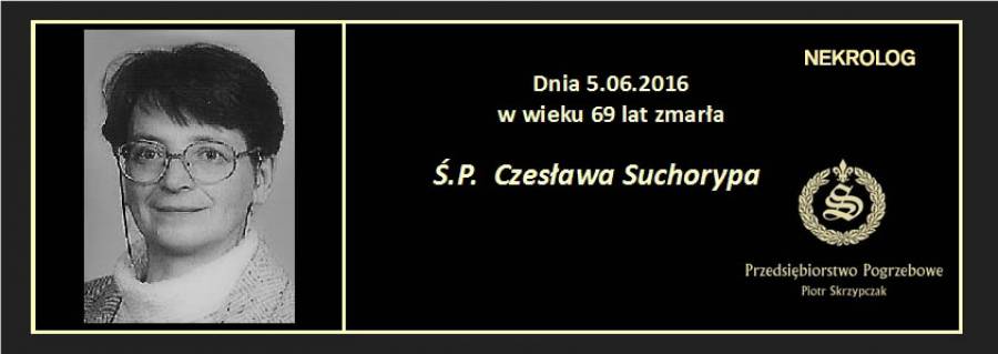 Ś.P. Czesława Suchorypa