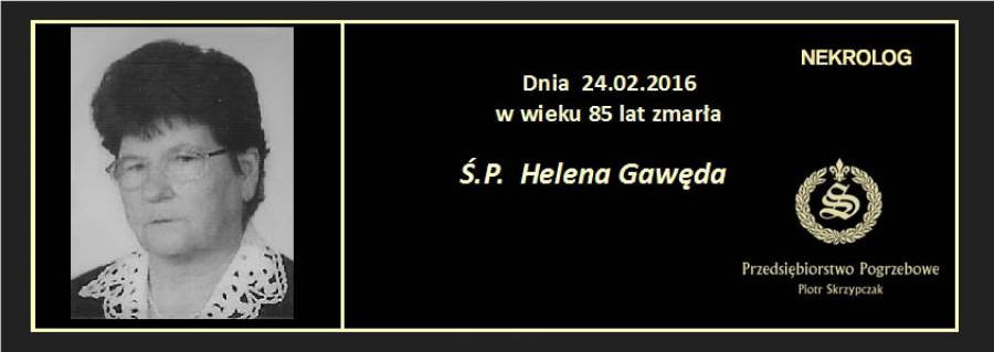 Ś.P. Helena Gawęda