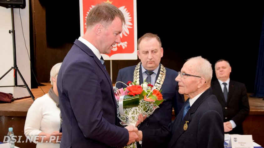 Tadeusz Lenart - żołnierz AK odznaczony medalem Zasłużony dla miasta i Gminy Złocieniec