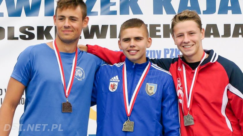 Emil i Noel Czepe medalistami podczas Mistrzostw Polski w kajakarstwie
