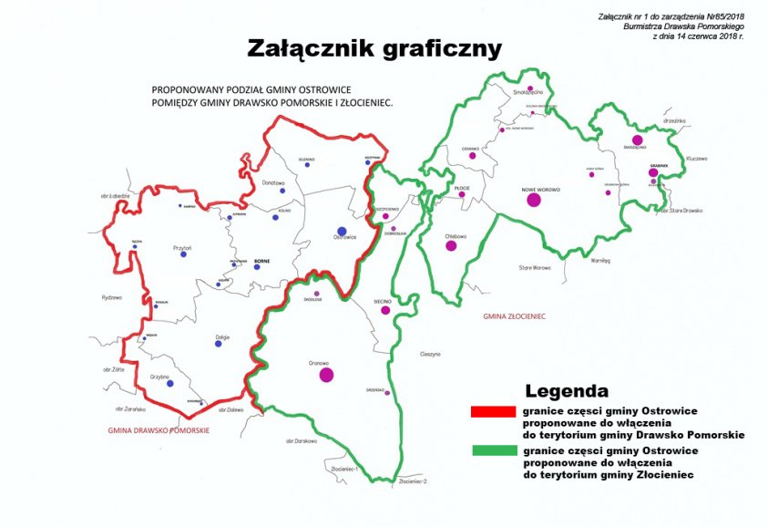 Mieszkańcy Drawska przeciwni podziałowi Ostrowic. Radni negatywnie o włączeniu części Ostrowic 