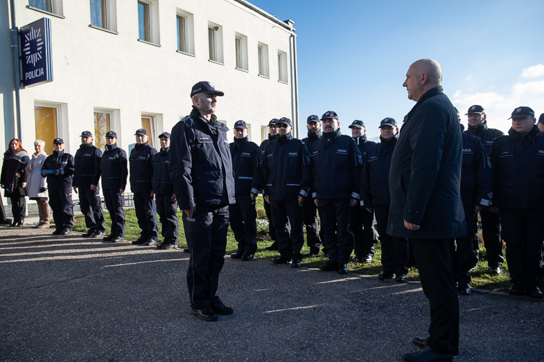 Wielkie otwarcie posterunku Policji w Ostrowicach