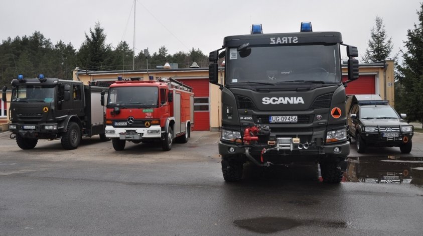 Wojskowa Straż Pożarna Oleszno może się pochwalić nowym ciężkim samochodem ratowniczo-gaśniczym