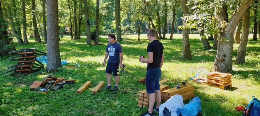 W Drawsku ruszyła budowa parku linowego