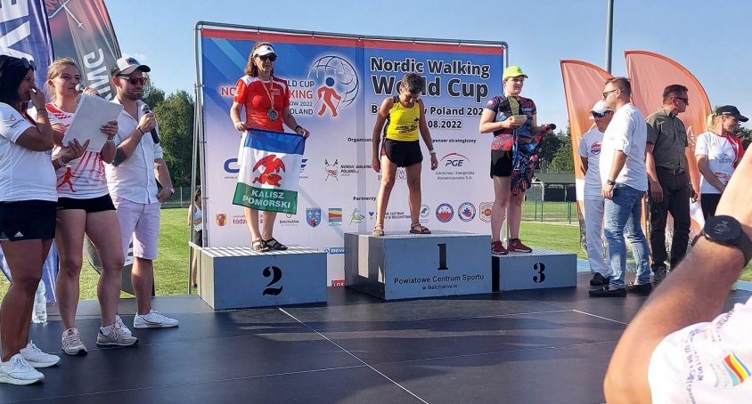 Kaliszanka na podium w drugim etapie Pucharu Świata Nordic Walking