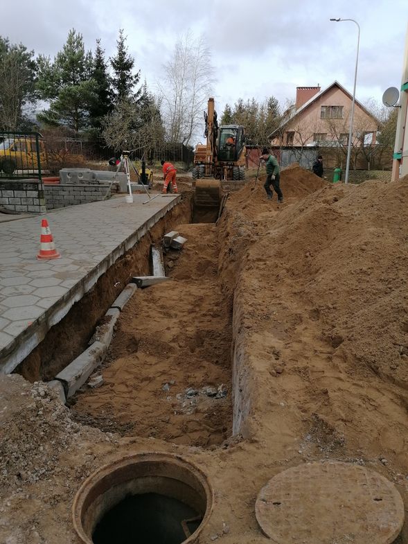 Trwa budowa drogi na Mickiewicza w Drawsku