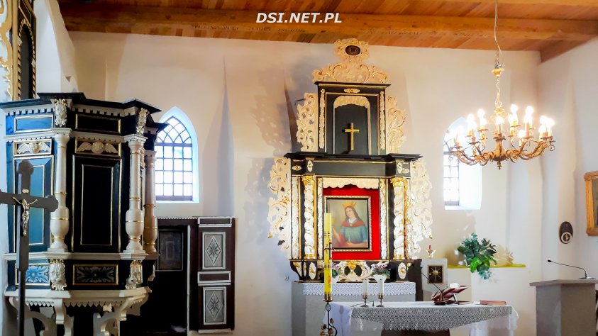 W kościele w Gudowie została odrestaurowana zabytkowa ambona.