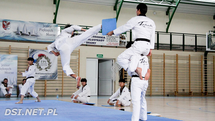 Koreańscy mistrzowie Taekwondo w Czaplinku