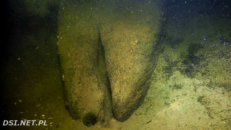 Odkryto kolejną dłubankę w głębinach jeziora Drawsko