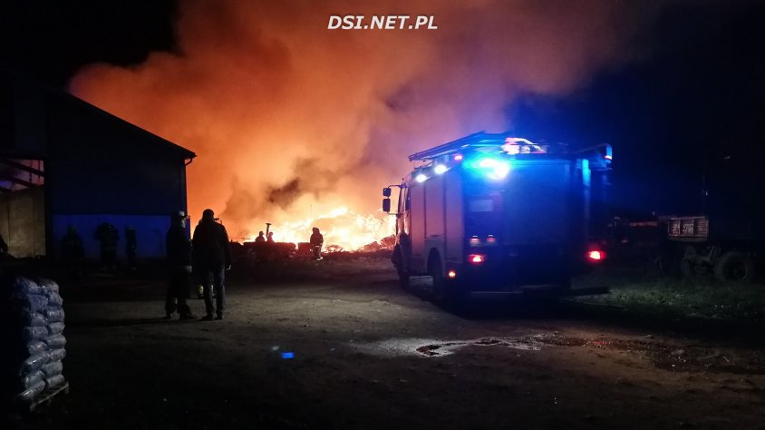 W nocy wielki pożar w Byszkowie._17