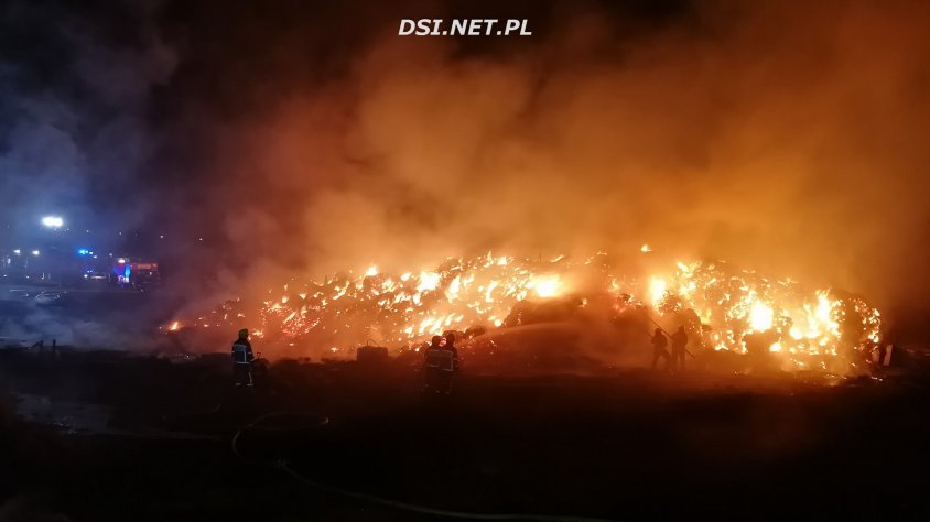 W nocy wielki pożar w Byszkowie._1