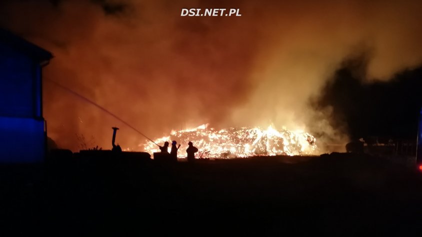 W nocy wielki pożar w Byszkowie._9