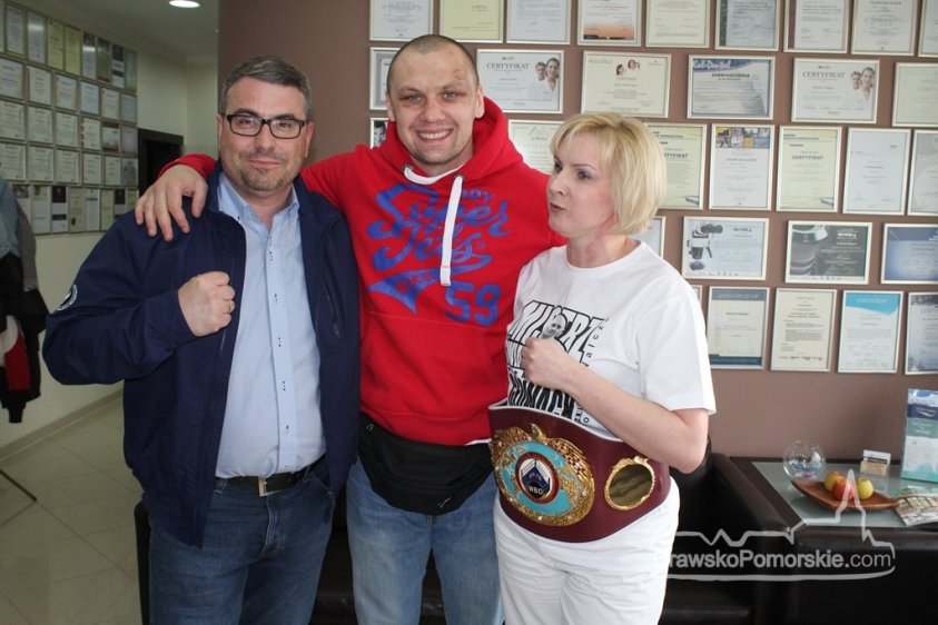 Mistrz Świata - Krzysztof Głowacki, zawodowy bokser odwiedził Drawsko Pomorskie