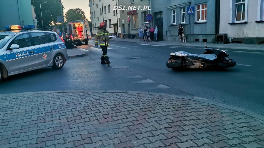 Poważny wypadek motocyklisty w Drawsku Pomorskim