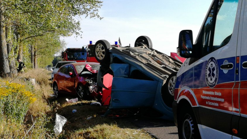 Tragiczny, śmiertelny wypadek na trasie Wierzchowo - Osiek Drawski