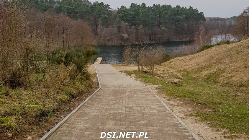 Nowa infrastruktura nad jeziorem Dramienko