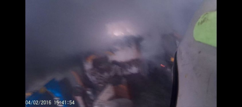 Pożar warsztatu w miejscowości Rzęśnica