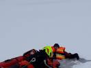 Strażacy ćwiczyli ewakuację z lodu
