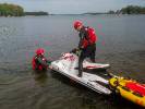 Jezioro Drawsko: Strażacy solidnie ćwiczą przed sezonem wodnym