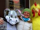 Wielkanocny kurczak i zając na ulicach Drawska i Złocieńca