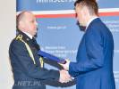 Strażak Krzysztof Rzęsa nagrodzony przez Ministra Spraw Wewnętrznych i Administracji