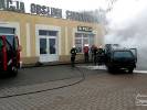 Palił się samochód w centrum Drawska