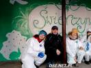 Mural, choinki, artystyczne instalacje - dzieje się w Świerczynie