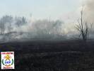 2019-04-19 Strażacy prezentują obszar zniszczeń pożaru w Złocieńcu i opisują dramatyczną walkę z ogniem
