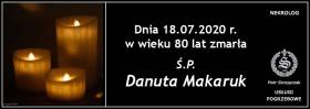 Ś.P. Danuta Makaruk