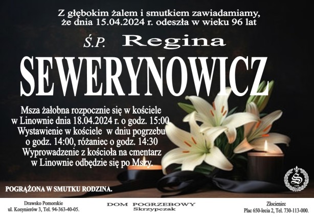 Ś. P. Regina Sewerynowicz