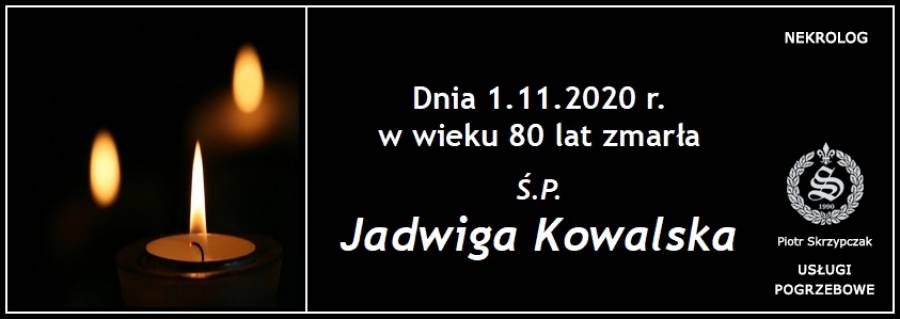 Ś.P. Jadwiga Kowalska