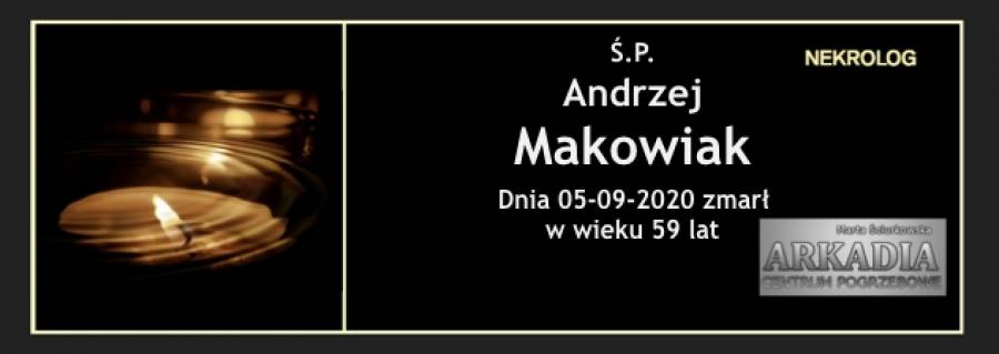 Ś.P. Andrzej Makowiak