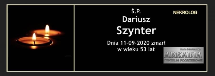Ś.P. Dariusz Szynter