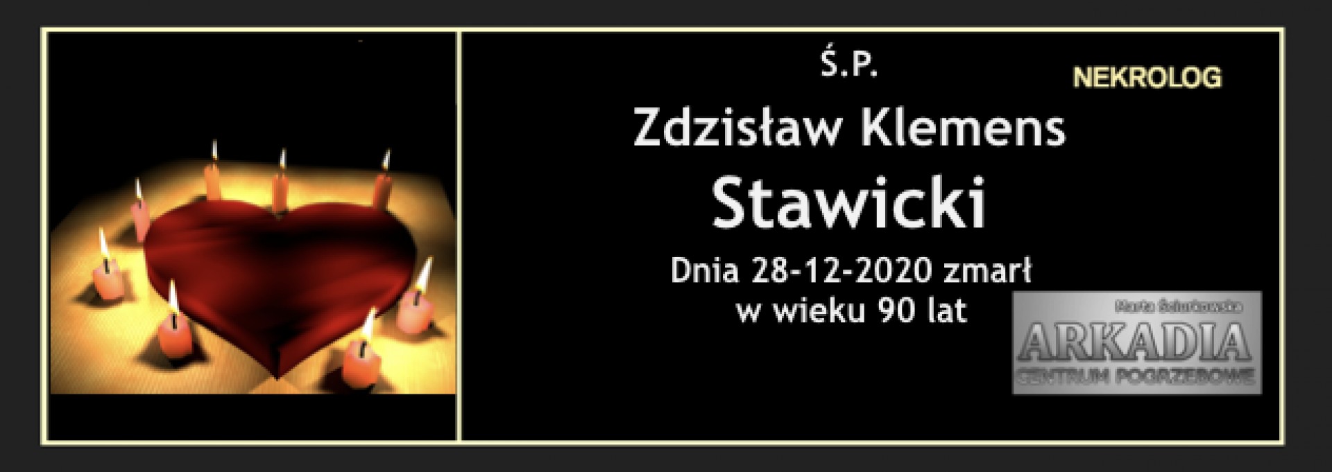 Ś.P. Zdzisław Klemens Stawicki