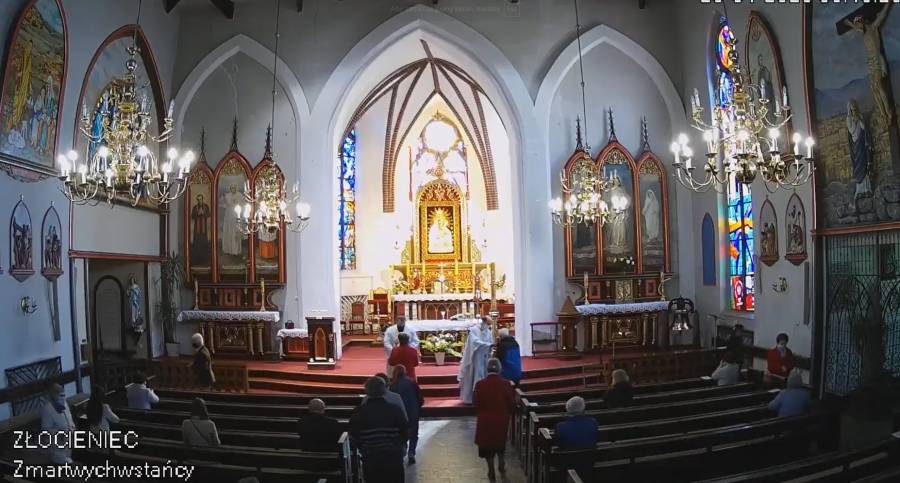 Ile osób może przebywać na mszy św. w kościele Wniebowzięcia N.M.P w Złocieńcu?