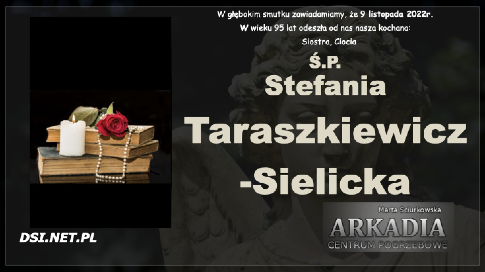 Ś.P. Stefania Taraszkiewicz-Sielicka