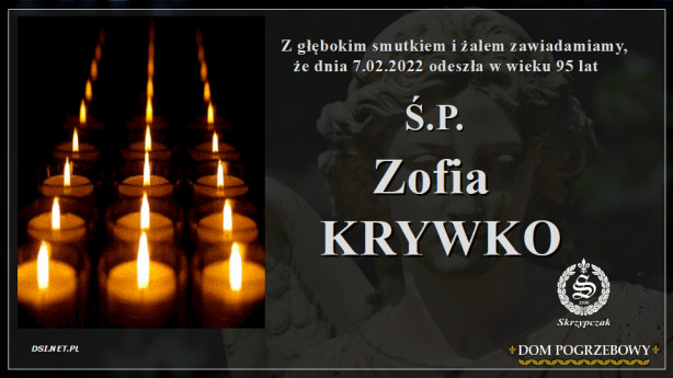 Ś.P. Zofia Krywko