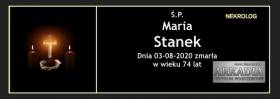 Ś.P. Maria Stanek