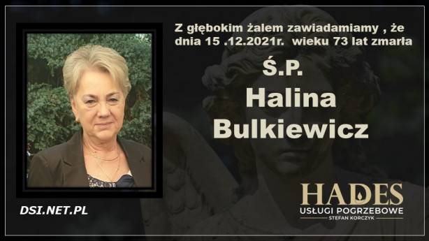 Ś.P. Halina Bulkiewicz