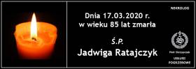 Ś.P. Jadwiga Ratajczyk