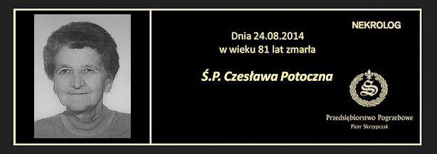 Ś.P. Czesława Potoczna