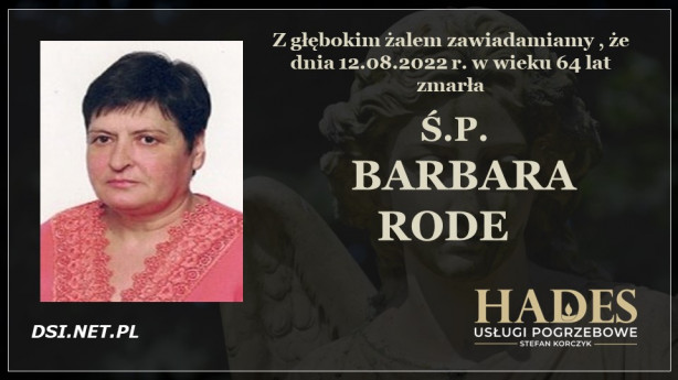 Ś.P. Barbara Rode