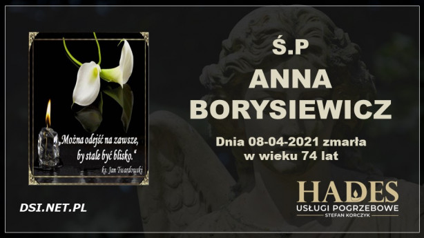 Ś.P. Anna Borysiewicz