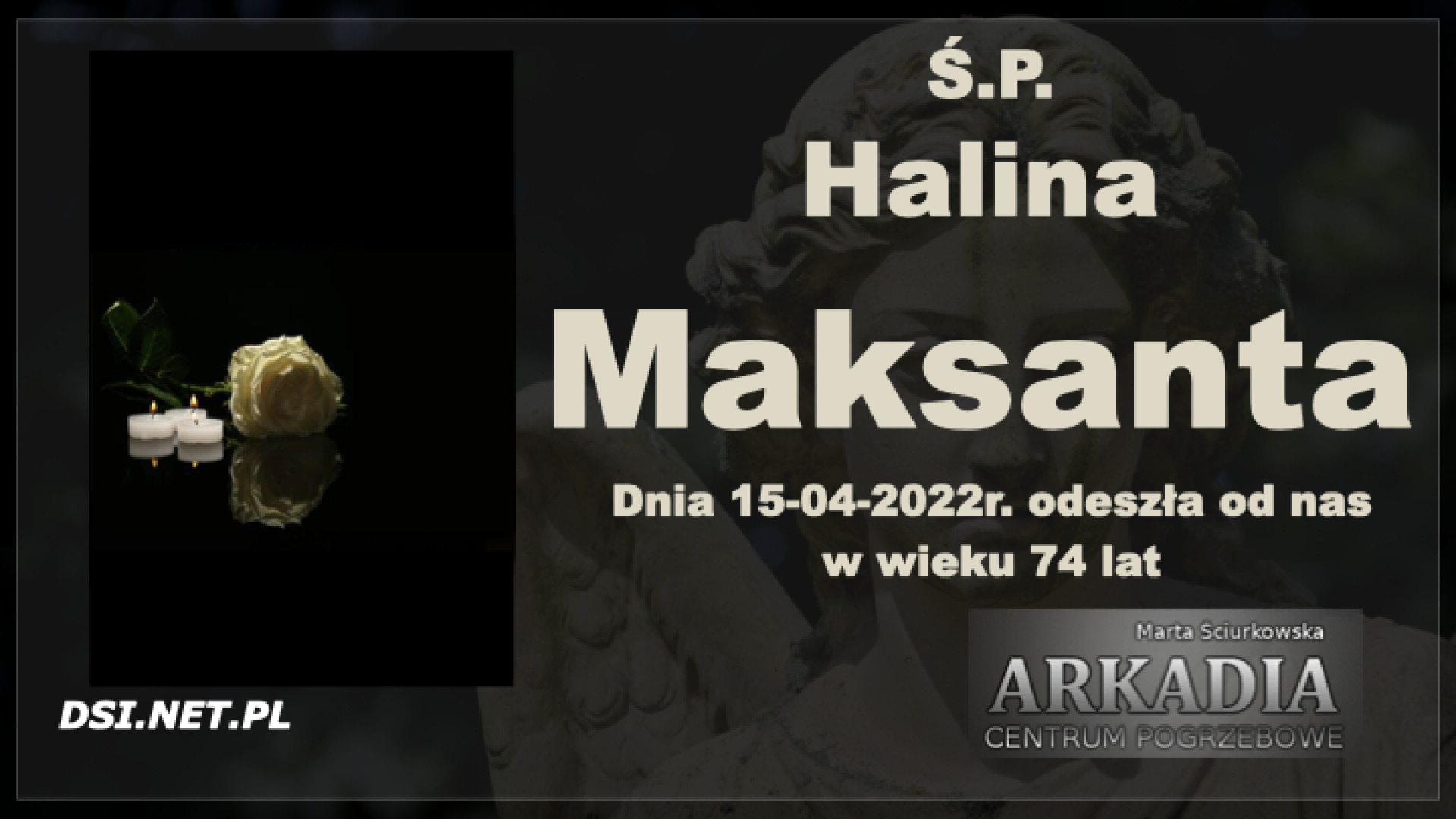 Ś.P. Halina Maksanta