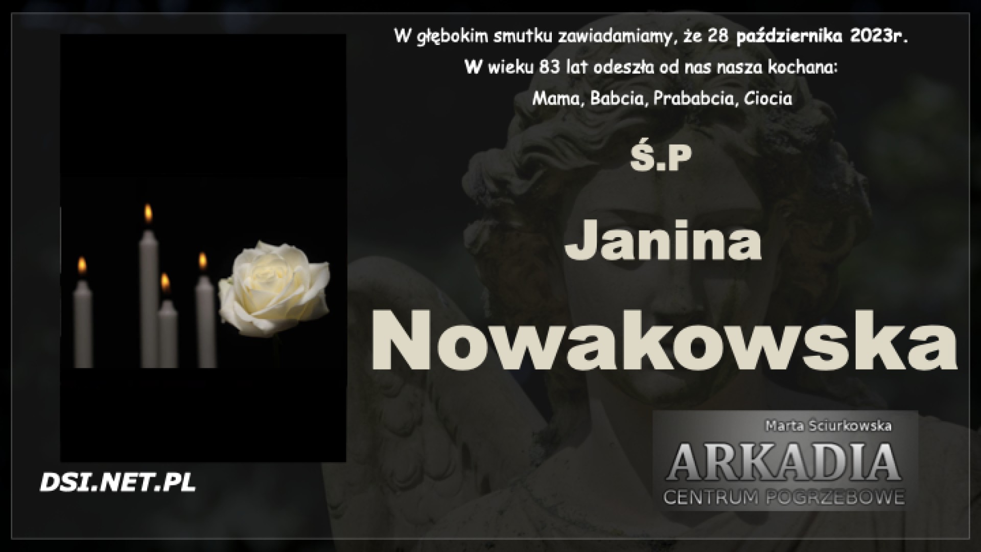 Ś.P. Janina Nowakowska