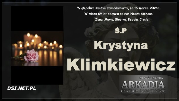Ś.P. Krystyna Klimkiewicz