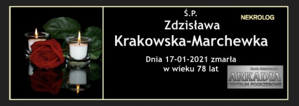 Ś.P. Zdzisława Krakowska-Marchewka